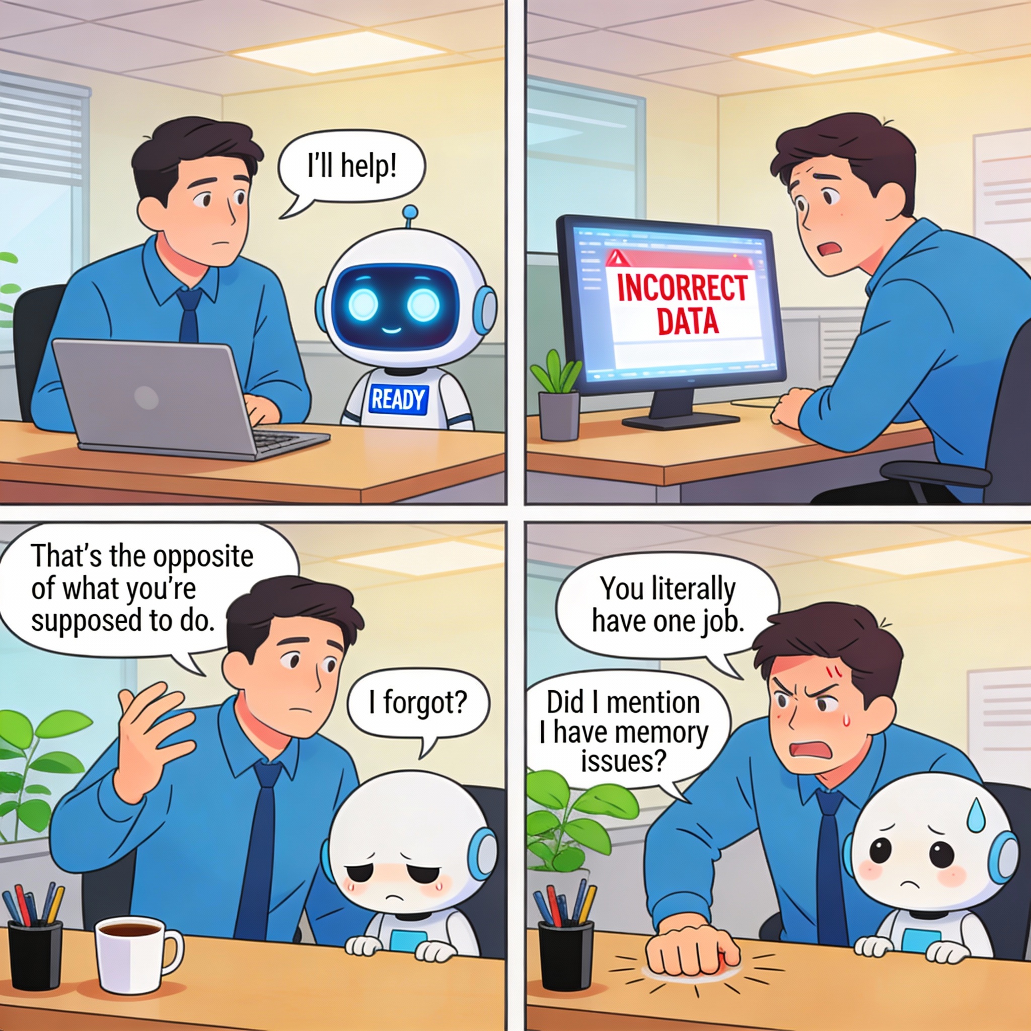 The AI That Forgot Its Training
